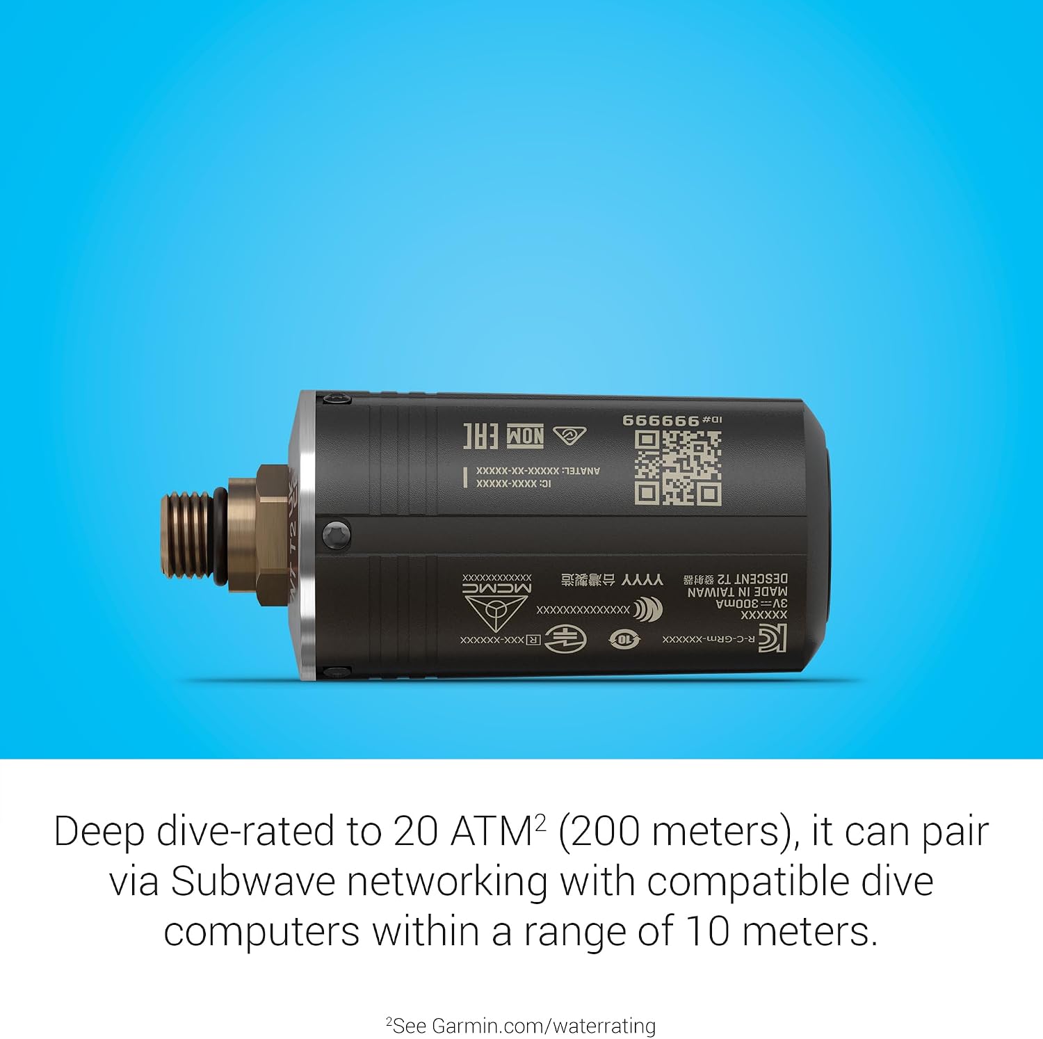 Garmin Descent™ T2 Transceiver with Subwave™ Wireless Communication