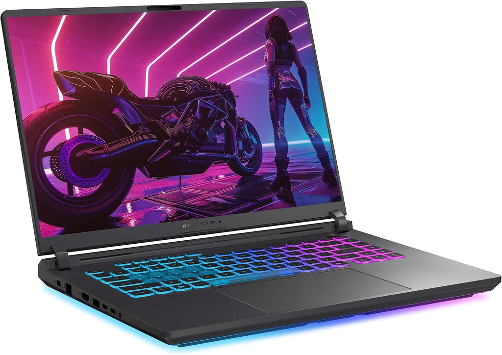 ASUS ROG Strix G16 Gaming Laptop, Intel i7-14650HX, 16 GB DDR5 RAM, 1 TB PCIe SSD, 16' FHD+ (1920x1200) Display, Nvidia G-Force RTX 5060, 4-Zone RGB Keyboard, W11 Home, Eclipse Gray