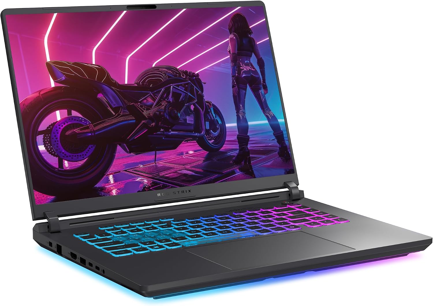 ASUS ROG Strix G16 Gaming Laptop, Intel i7-14650HX, 64 GB DDR5 RAM, 1 TB PCIe SSD, 16' FHD+ (1920x1200) Display, Nvidia G-Force RTX 5060, 4-Zone RGB Keyboard, W11 Home, Eclipse Gray