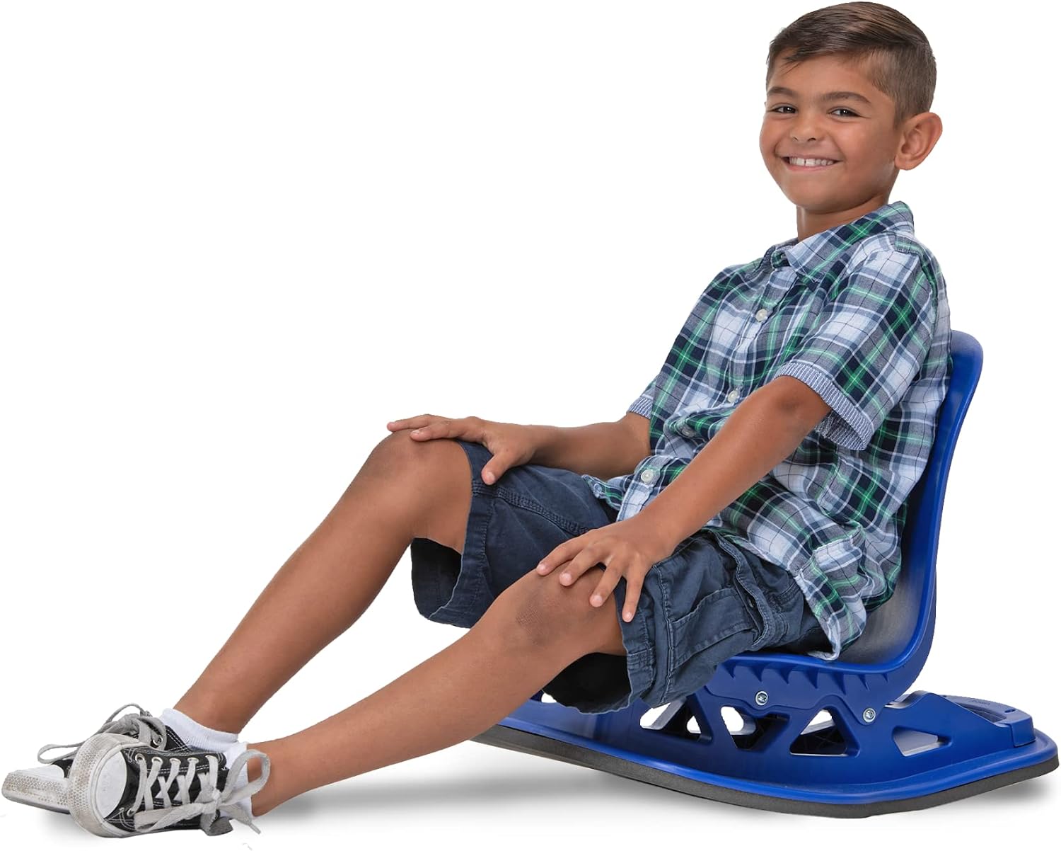 Virco ZUMA Series 15'' Floor Rocker, Kindergarten - 4th Grade Navy (50 Pack of 50 Chairs) (ZFLROCK15)