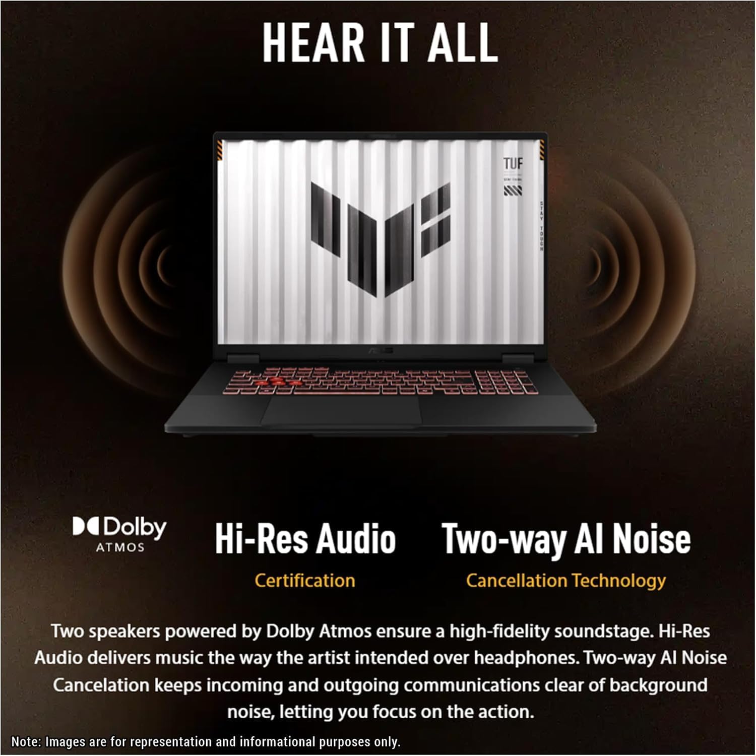ASUS TUF F16 Gaming Laptop RTX 5070 - Intel Core i7-14650HX -16' FHD+ G-SYNC MUX Switch -32GB RAM| 2TB SSD -RGB Backlit Keyboard - Portatil Gamer PC Creator Video Editing Engineering