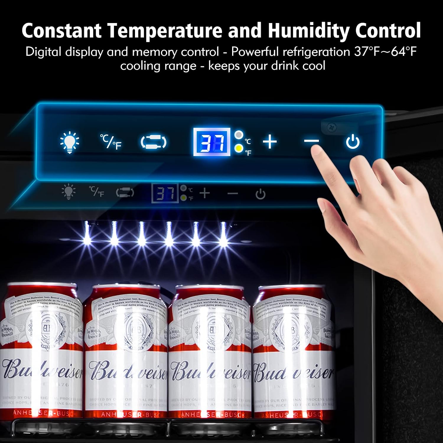 Tylza 15'' Outdoor Beverage Refrigerator, 130 Cans Beverage Fridge, Undercounter or Freestanding, Frost-Free, Removable Metal Shelves, Stainless Steel French Door, Beverage Cooler for Beer, Wine, Soda