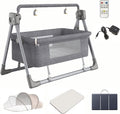 Electric Baby Swing,baby rocker,Rocking Chair Electric Cradle Baby Swing Bed,Adjustable Bedside Cribs,Automatic Rocking Recliner Crib Basket, Baby Safe Bed,Best Baby Bed For Infant Newborn Unisex