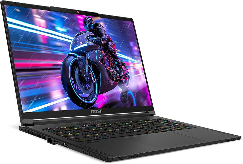 msi Stealth A16 AI+ Gaming Laptop, AMD Ryzen AI 9 HX-370, 32 GB LPDDR5x RAM, 2 TB PCIe SSD, 16' QHD+ (2560x1600) 240Hz, Nvidia G-Force RTX 5070 Ti, RGB Backlit Keyboard, W11 Pro, Core Black