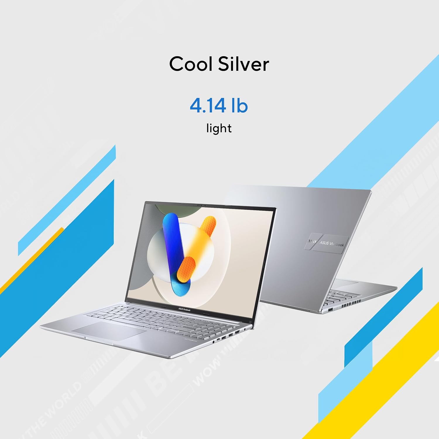 ASUS Vivobook 16 Laptop, 16' WUXGA 60Hz Display, Intel Core i5-13420H, Intel Iris Xᵉ Graphics, 16GB Memory, 512GB Storage, Windows 11, Cool Silver, F1605VA-ES56