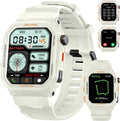 XSCQ Military Smart Watch for Men (Answer/Make Calls), 1.75'' Smart Watch for Android and iPhone, Fitness Watch with 100+ Sports Modes, IP68 Waterproof, GPS/Heart Rate/Sleep/Stress, Watches for Men