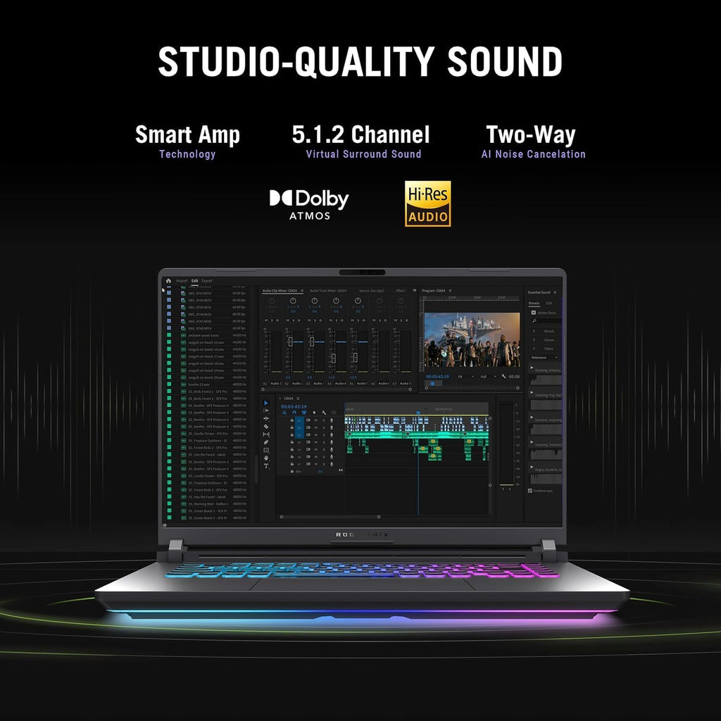 ASUS ROG Strix G16 Gaming Laptop, Intel i7-14650HX(Up to 5.2GHz), NVIDIA RTX 5060, 16' FHD+ 165Hz 3ms ROG Nebula Display, WiFi 7, Hires Audio, 32 GB DDR5, 1 TB SSD Gen 4, Windows 11 Pro