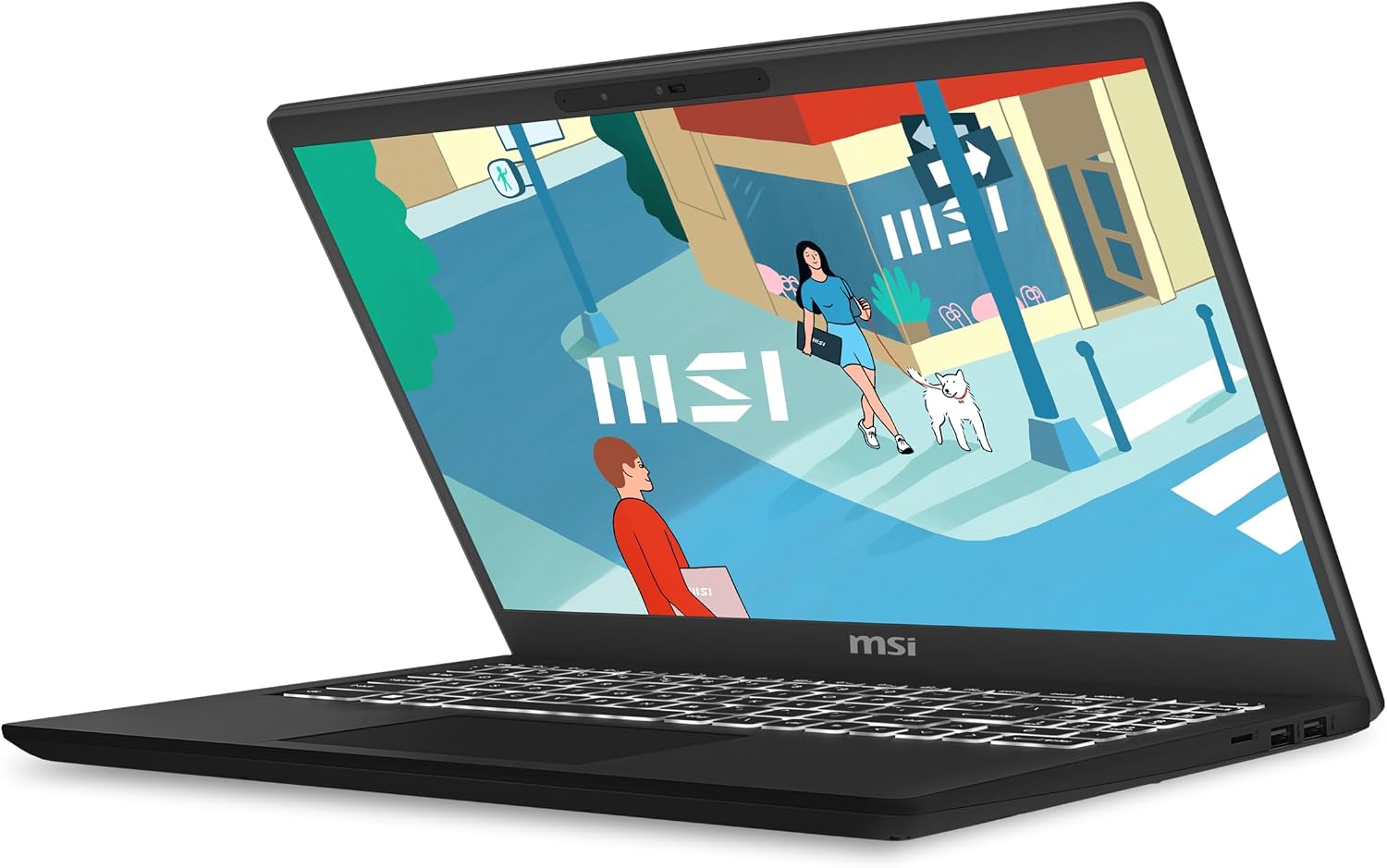 msi Modern 15 Laptop: Intel Core Ultra 9 185H(Beat i9-13900H), 32GB RAM, 1TB SSD, 15.6' Full HD IPS Touchscreen Display, Backlit Keyboard, Windows 11