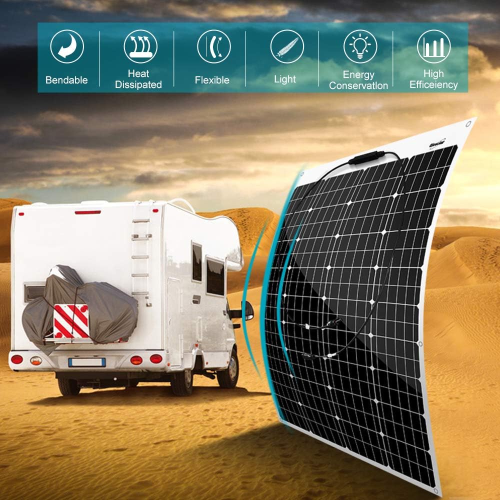 1000W Wind Turbine Generator Kit with 1000W Inverter: 5pcs 120W Flexible Solar Panel/400W 12V Wind Turbine/Solar Charge Controller/Wind Regulator/Cable/Connectors