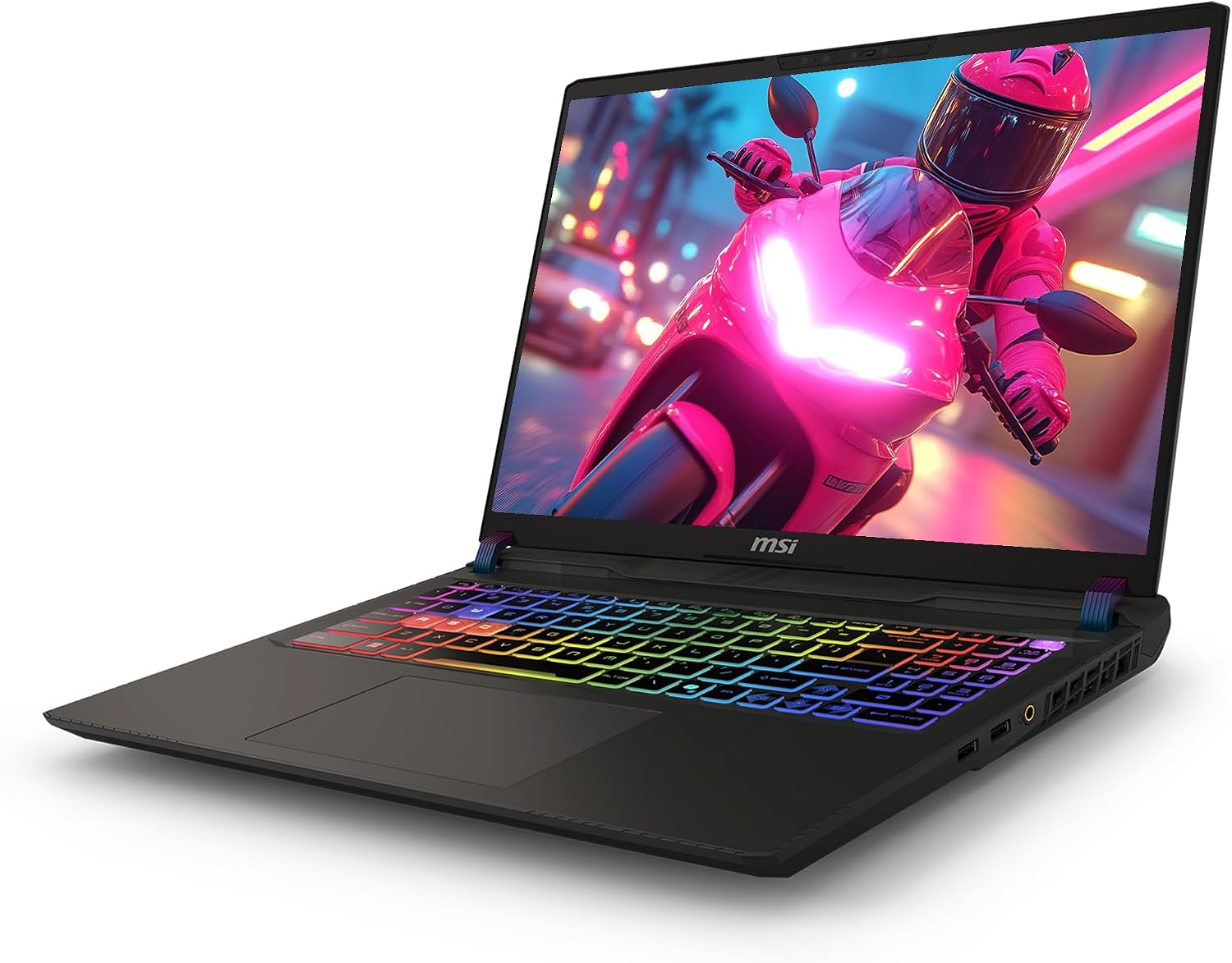 msi Vector 16 HX AI Gaming Laptop, Intel Ultra 7-255HX, 32 GB DDR5 RAM, 1 TB PCIe SSD, 16' FHD+ (1920x1200) 144Hz Display, Nvidia G-Force RTX 5070Ti, Backlit Keyboard, W11 Pro, Cosmo Gray