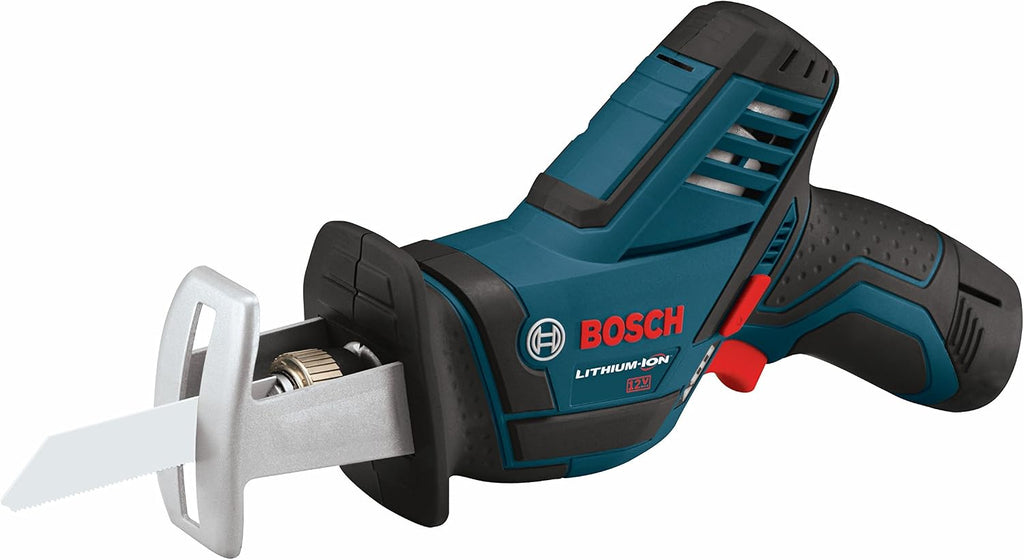 BOSCH GXL12V-310B22 12V Max 3 Tool Power Tool Combo Kit - Compact Cordless Drill Driver, Pocket Reciprocating Saw, and LED Worklight Set (Includes: 2 Batteries, Charger & Bag)