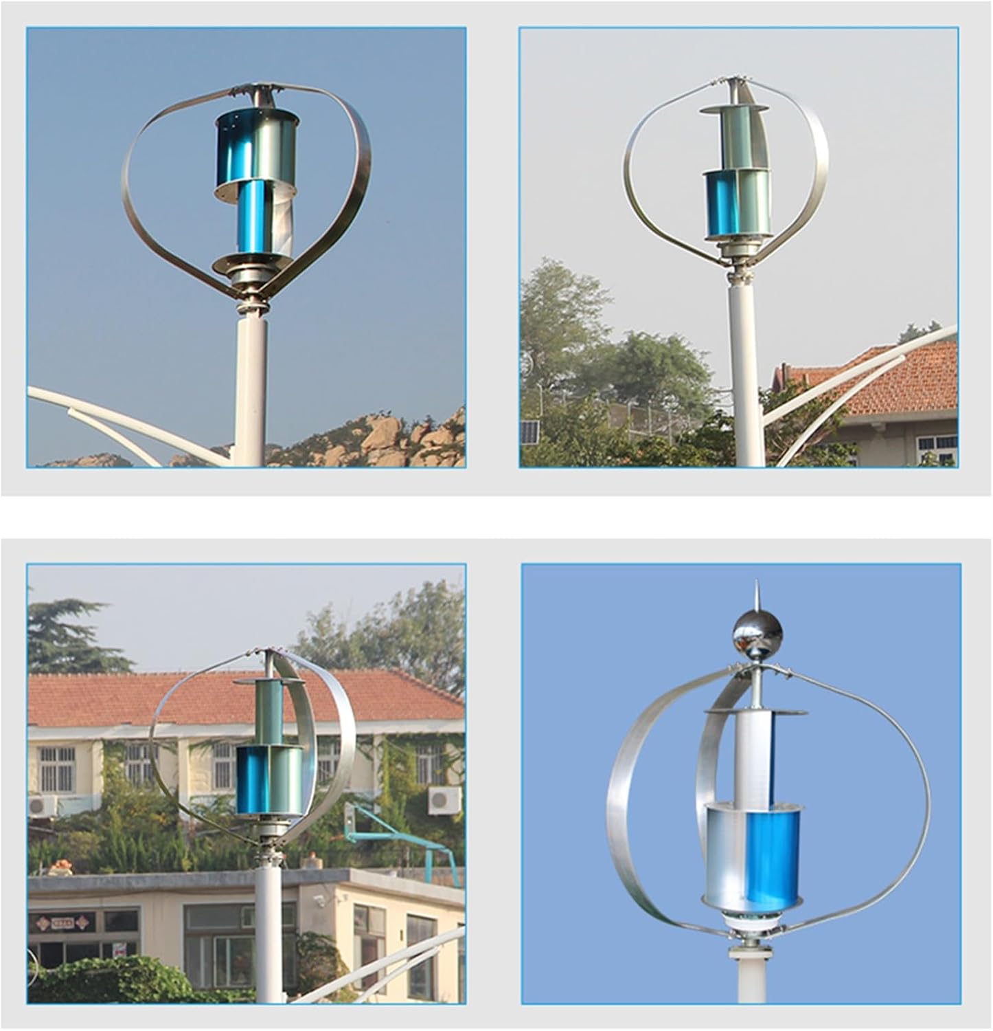 3000W Wind Turbines Generator With Controller- Rare Earth Maglev Ultra-Low 1.5m/s Startup For Home/Off-Grid Emergency Power (12V 24V)