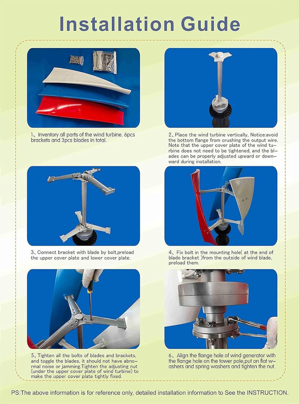 3000W Vertical Axis Wind Turbine Generator with Charge Controller, Wind Vertical Axis Turbine Generator AC Permanent Magnet Generator Wind Turbine Kit for Home Boat Marine Monitoring,24V