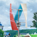 CHRISK 3000W Wind Turbine Generator Vertical, No Noise Portable Windmill Wind Power Kit with MPPT Controller for Courtyard Outdoor Street