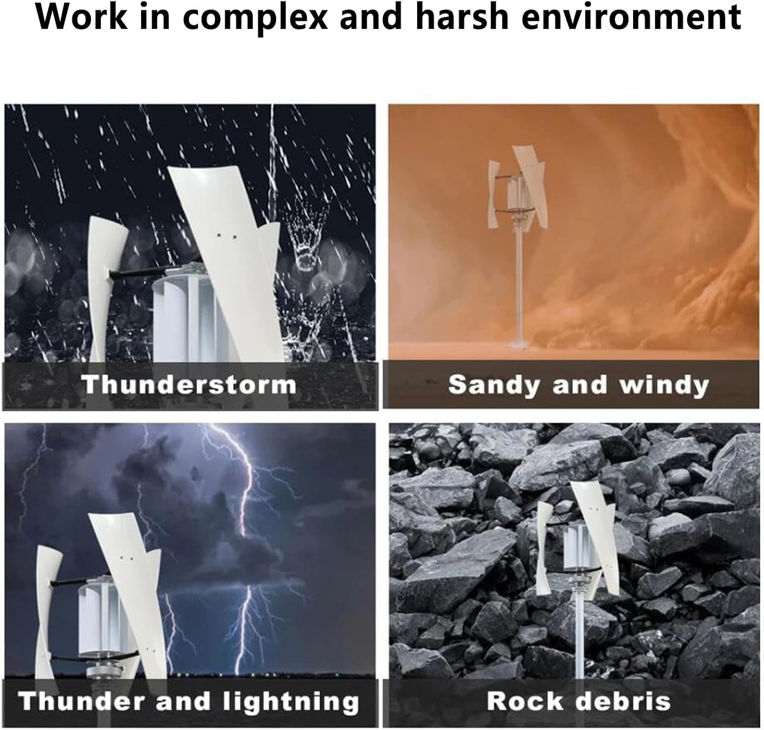 3000W Portable Vertical Wind Turbine Generator Kit - 12V/24V Helix Design, 3-Blade Efficient Power for Off-Grid Renewable Energy Solutions, Eco-Friendly Wind Power System
