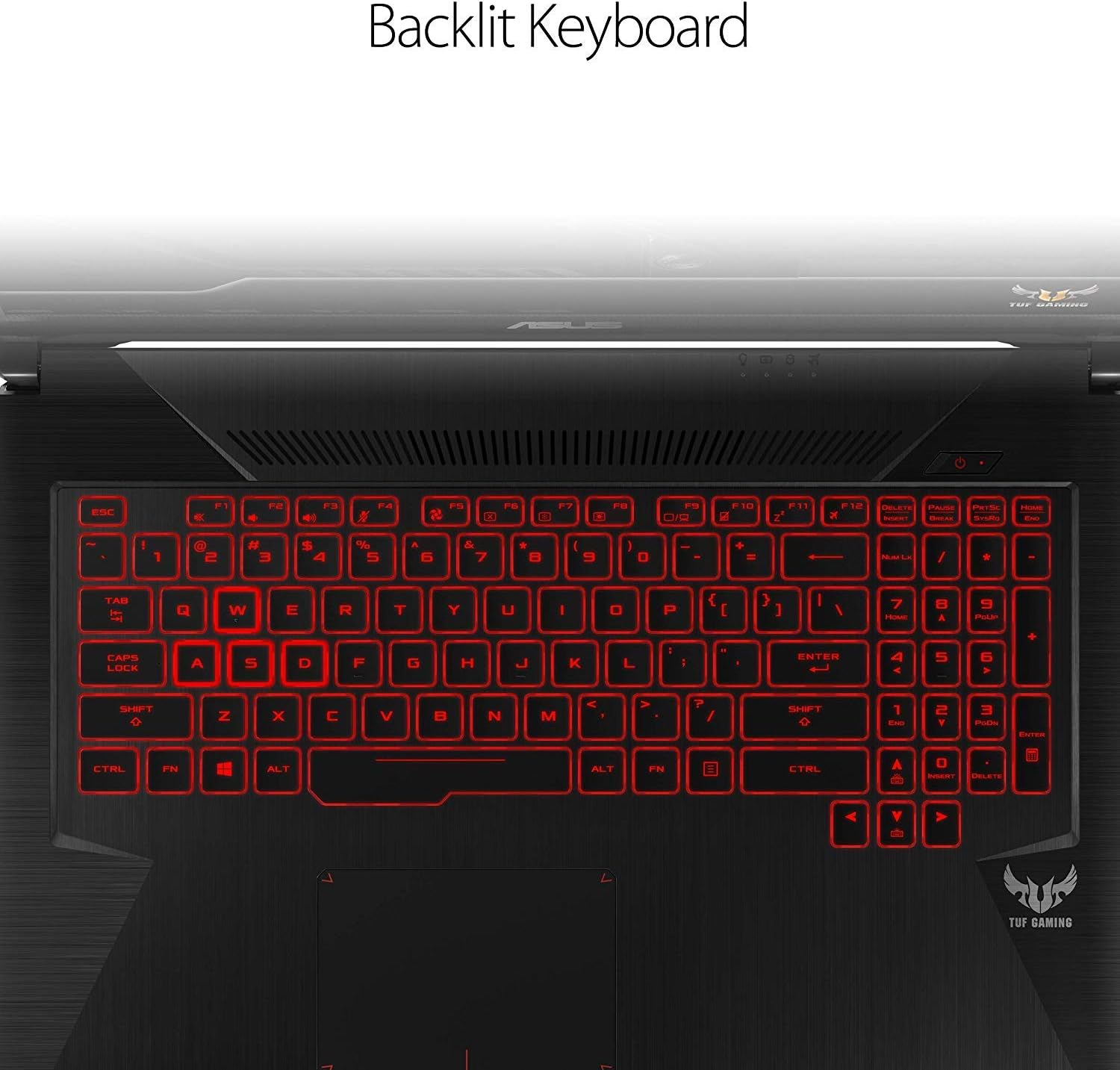 ASUS TUF Gaming Laptop, 17.3' Full HD IPS Type, AMD Ryzen 5 3550H CPU, AMD Radeon RX560X, 8GB DDR4, 512GB PCIe SSD, Gigabit Wi-Fi 5, Windows 10 Home - FX705DY-EH53