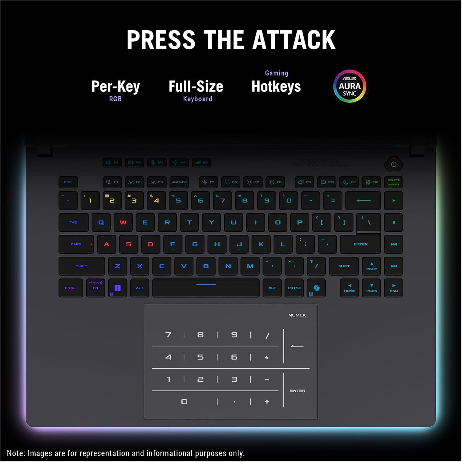 ASUS ROG Strix G16 Gaming Laptop, Intel Ultra 9-275HX, 32 GB DDR5 RAM, 2 TB PCIe SSD, 16' 2.5K (2560x1600) Display, Nvidia G-Force RTX 5080, RGB Backlit Chiclet Keyboard, W11 Home, Eclipse Gray