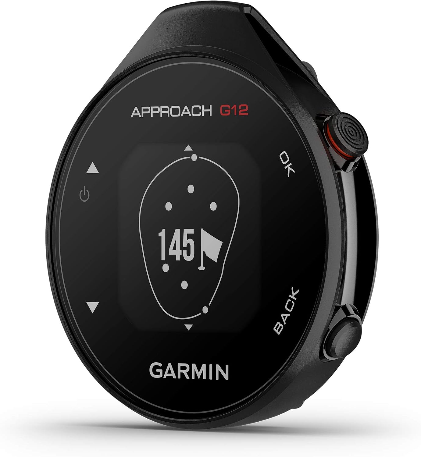 Garmin Approach G12, Clip-on Golf GPS Rangefinder, 42k+ Preloaded Courses, 010-02555-00