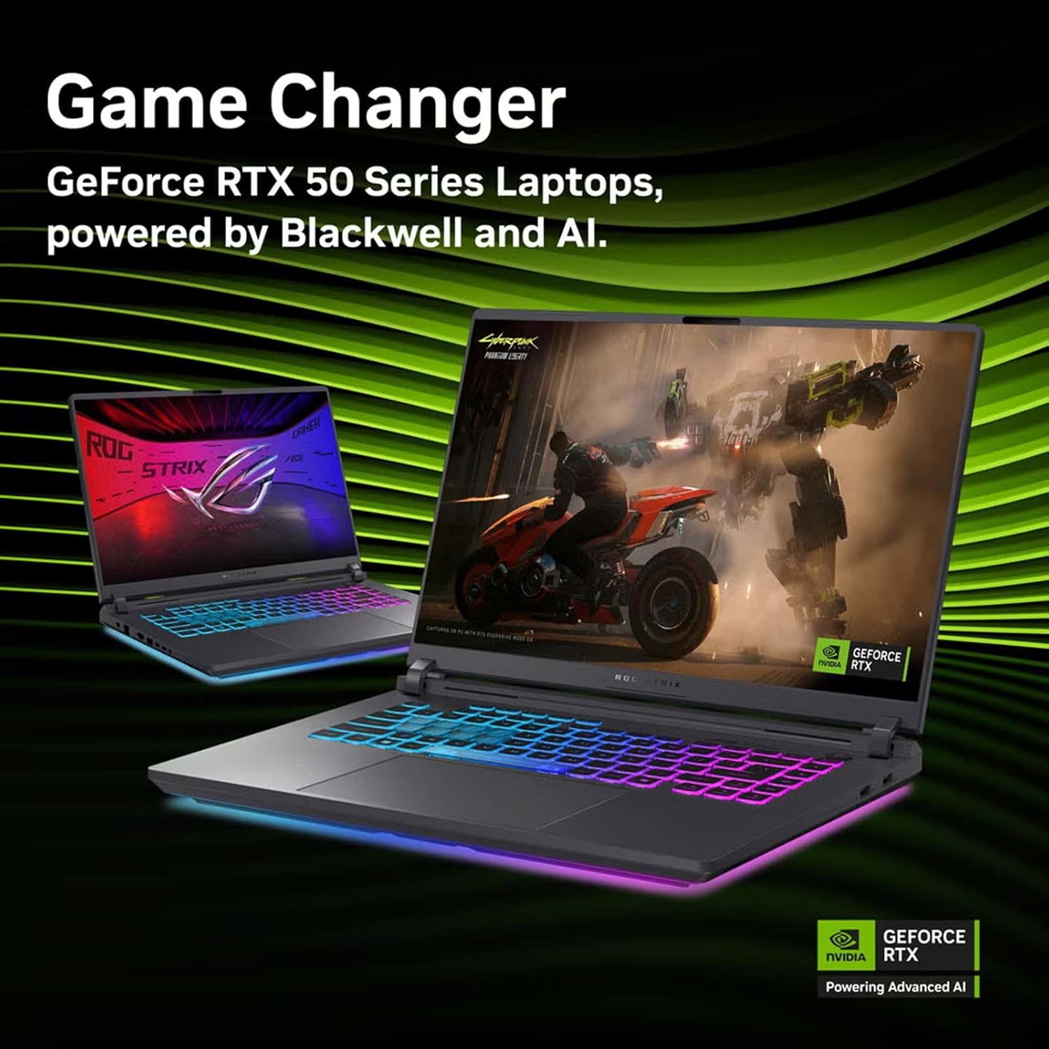 ASUS ROG Strix G16 (2025) Gaming Laptop, 16' FHD+ 16:10 165Hz/3ms IPS Display, NVIDIA GeForce RTX 5060 Laptop, Intel Core i7-14650HX, 16GB DDR5 | 1TB M.2 PCIe SSD, WiFi 7, RGB Blacklit KB, Win11 Pro
