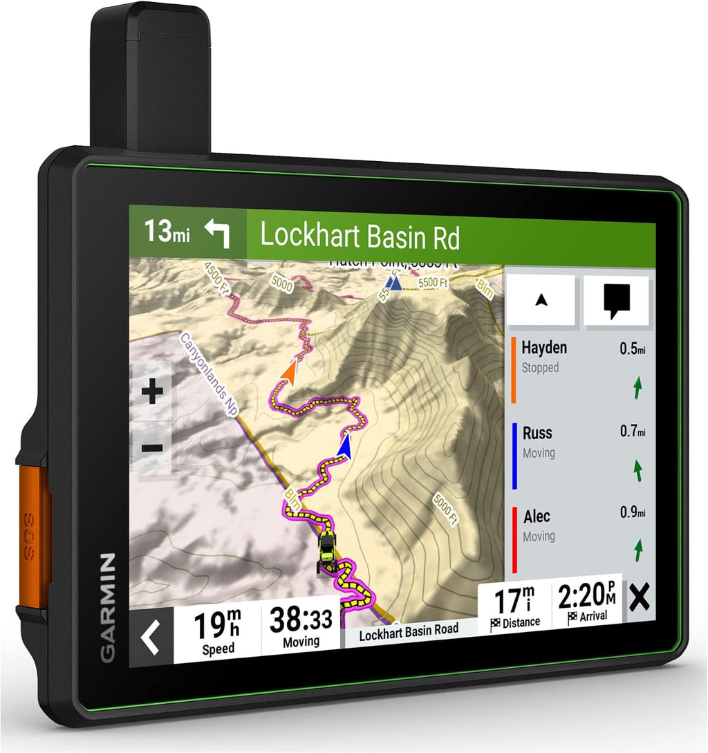 Garmin Tread SxS, GPS Navigator, Ulltrabright Display, Preloaded Topography,Group Ride Radio, inReach Technology