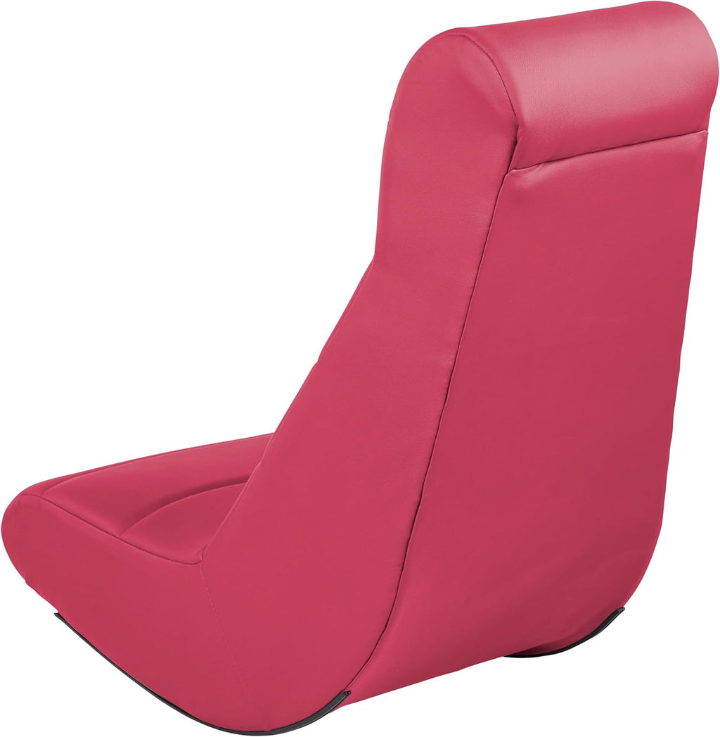 FDP Horizontal Floor Rocker, Lightweight Video Rocker for Kids and Teens, Ergonomic Chair for Reading, Gaming, Watching TV - Raspberry, 10489-RS