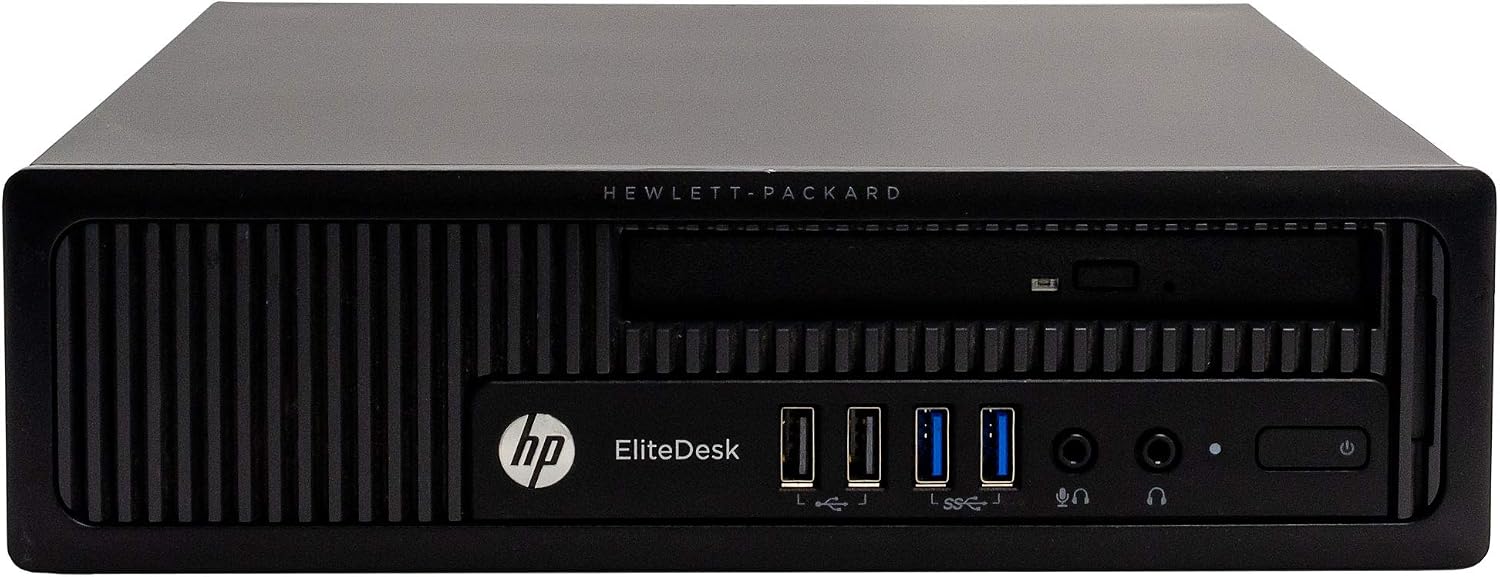 HP ProDesk 800G1 Intel Quad-Core i5-4570 3.2GHz Desktop Computer, 16GB RAM, 240GB SSD, Windows 10 Pro 64 Language Supports English/Spanish/French