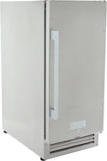 Beverage Refrigerator for Built-In or Freestanding and Indoor or Outdoor Use, Stainless Steel Construction with Reversible Door Drink Fridge Holds 96 Cans, 2.9-Cu.Ft., Metallic