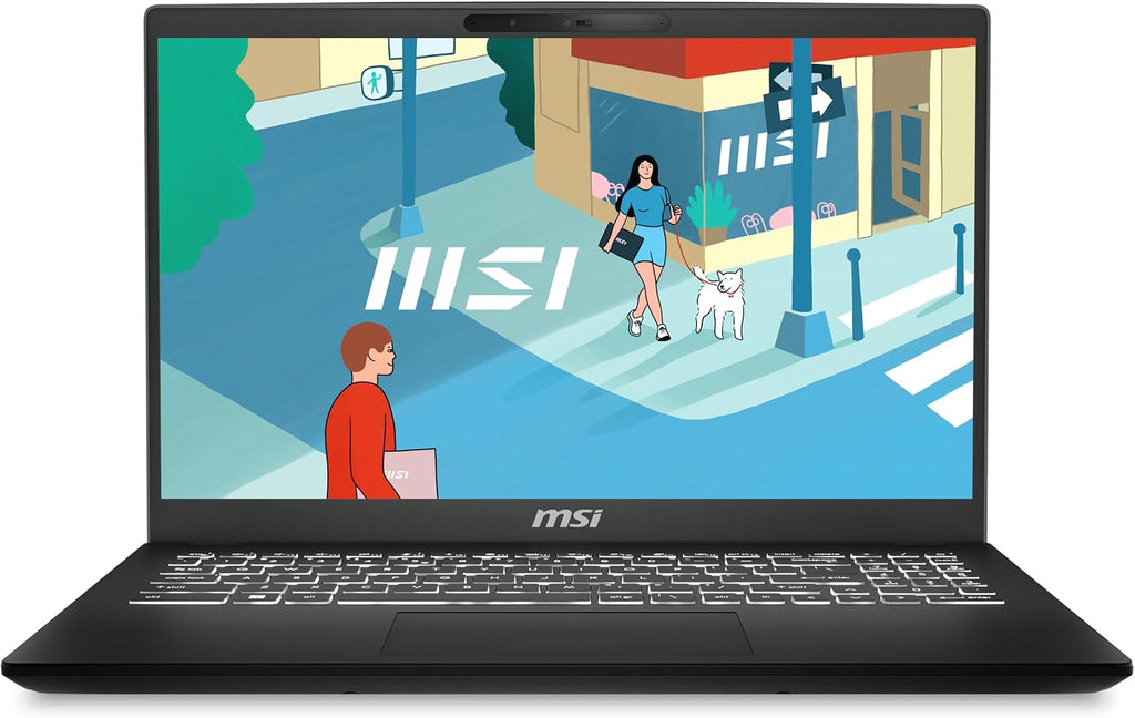 msi Modern 15 Laptop: Intel Core Ultra 9 185H(Beat i9-13900H), 32GB RAM, 1TB SSD, 15.6' Full HD IPS Touchscreen Display, Backlit Keyboard, Windows 11