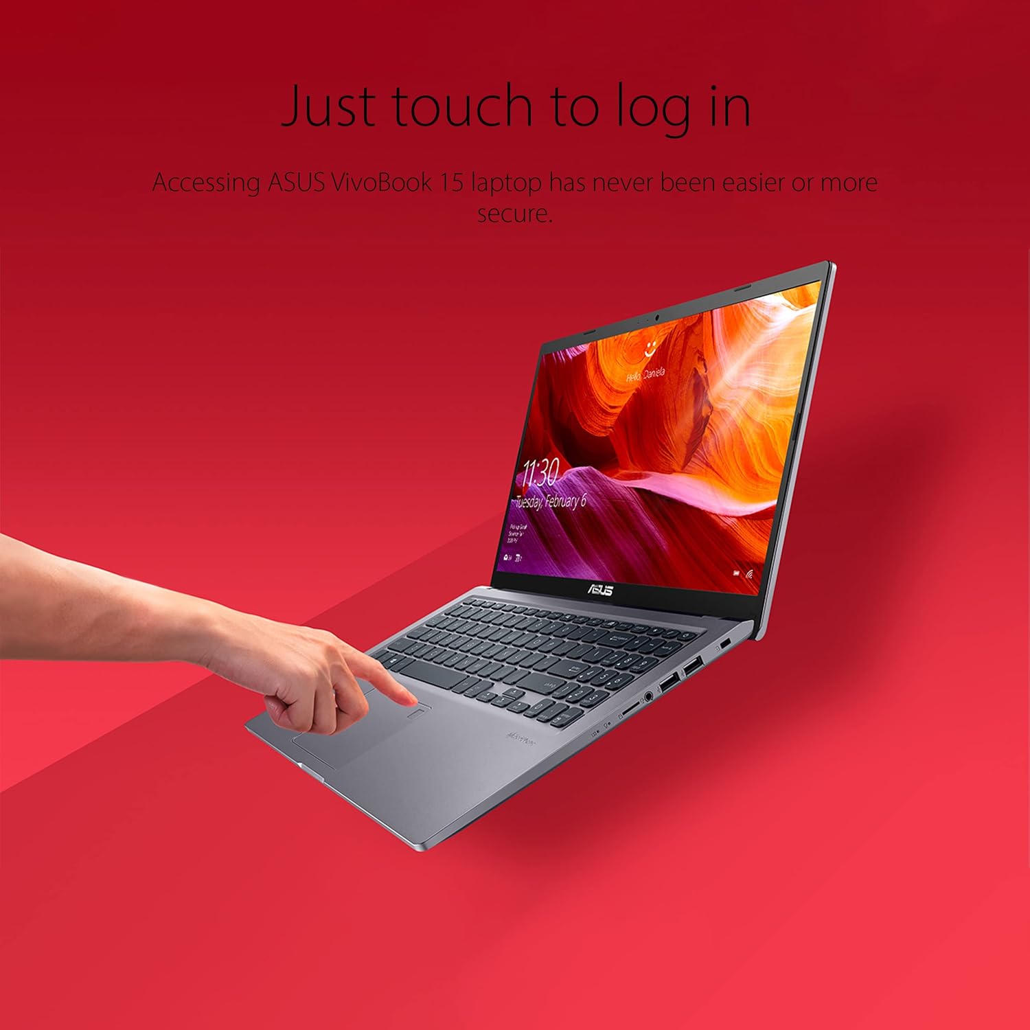 ASUS VivoBook 15 F515 Laptop, 15.6' FHD Display, Intel i3-1115G4 CPU, 8GB DDR4 RAM, 128GB SSD, Windows 11 Home in S Mode, Slate Grey, F515EA-AH34