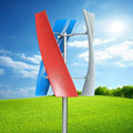 Wind Turbine Generator Kit 3000W/5000W,12V 24V 48V Portable Vertical Helix Wind Power Turbine Generator Kit,3 Blade Wind Generator Kit with Charge Controller for Marine RV Home,3000W-12V