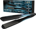 Revamp Progloss Wide Ultra X Shine 1.5-Inch Flat Iron Hair Straightener – Ceramic Hair Straightener with Keratin, Argan & Coconut Oil Infused Ceramic & Ionic Plates, Ideal for Long, Thick, Curly Hair