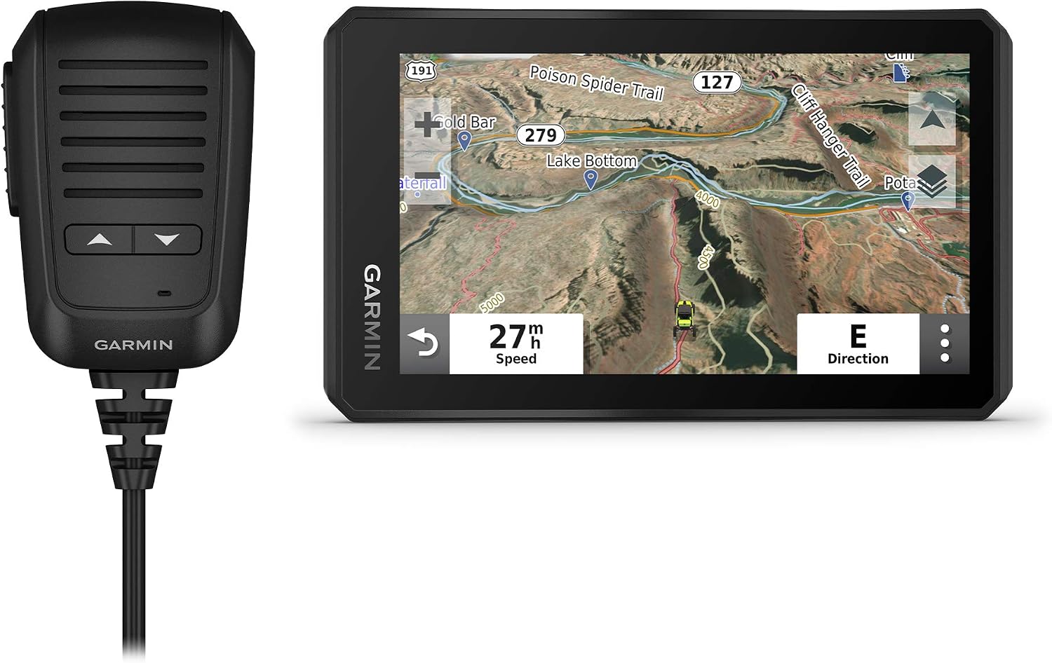 Garmin Tread Powersport Off-Road Navigator with Group Ride Radio, Group Tracking and Voice Communication, 5.5' Display, 010-02406-00