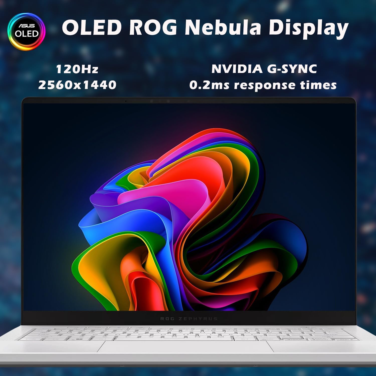 ASUS 2024 MUX ROG Zephyrus G14 14' OLED 120HZ 3K(2880 x 1800) Gaming Laptop - AMD RYZEN 9 8945HS - NVIDIA GEFORCE RTX 4060-1TB SSD – Win 11 Home-W/Mouse PAD