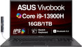 ASUS Vivobook K3704VA-DS96 17X Laptop 17.3' IPS FHD Display (Intel i9-13900H, 16GB DDR4, 1TB PCIe SSD, Intel Iris Xe, Backlit KB, Fingerprint, Webcam, WiFi 6E, Win 11 Pro) with Dockztorm Hub
