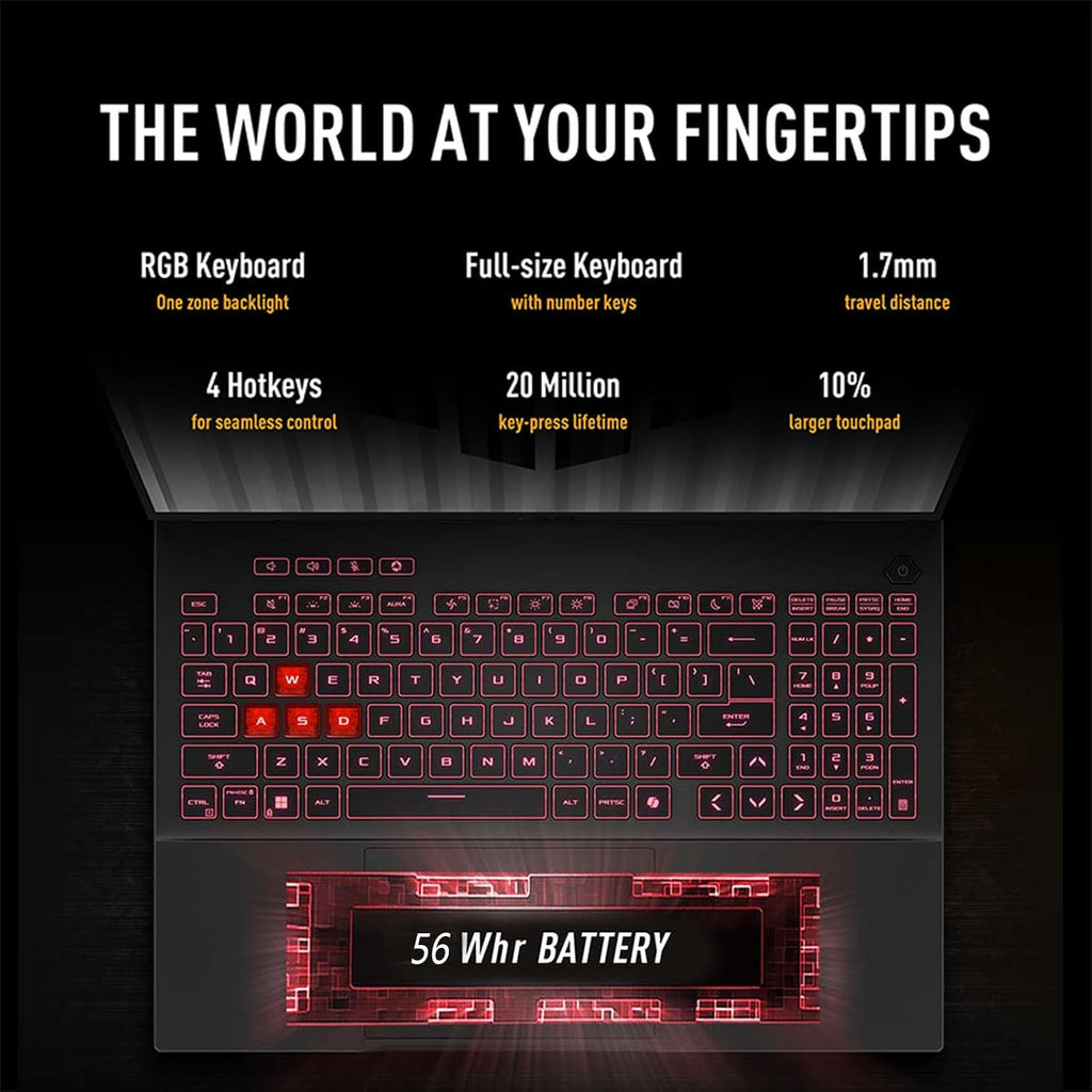 ASUS TUF F16 Gaming Laptop RTX 5070 - Intel Core i7-14650HX -16' FHD+ G-SYNC MUX Switch -32GB RAM| 2TB SSD -RGB Backlit Keyboard - Portatil Gamer PC Creator Video Editing Engineering