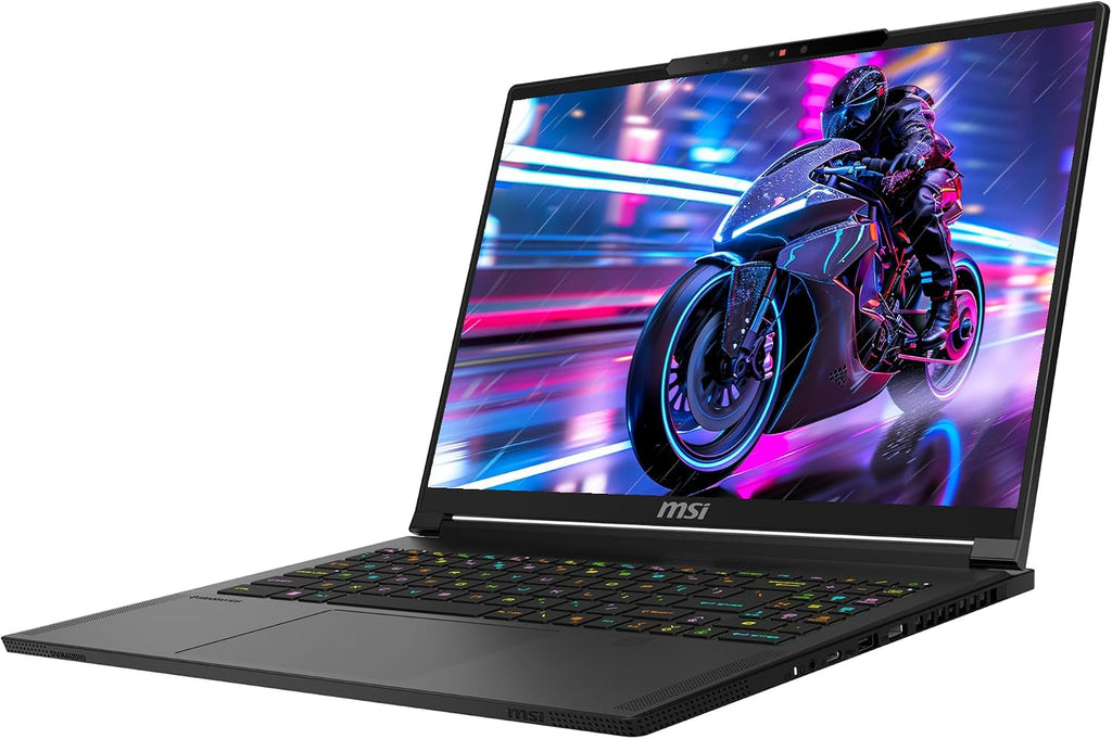 msi Stealth A16 AI+ Gaming Laptop, AMD Ryzen AI 9 HX-370, 32 GB LPDDR5x RAM, 2 TB PCIe SSD, 16' QHD+ (2560x1600) 240Hz, Nvidia G-Force RTX 5070 Ti, RGB Backlit Keyboard, W11 Pro, Core Black