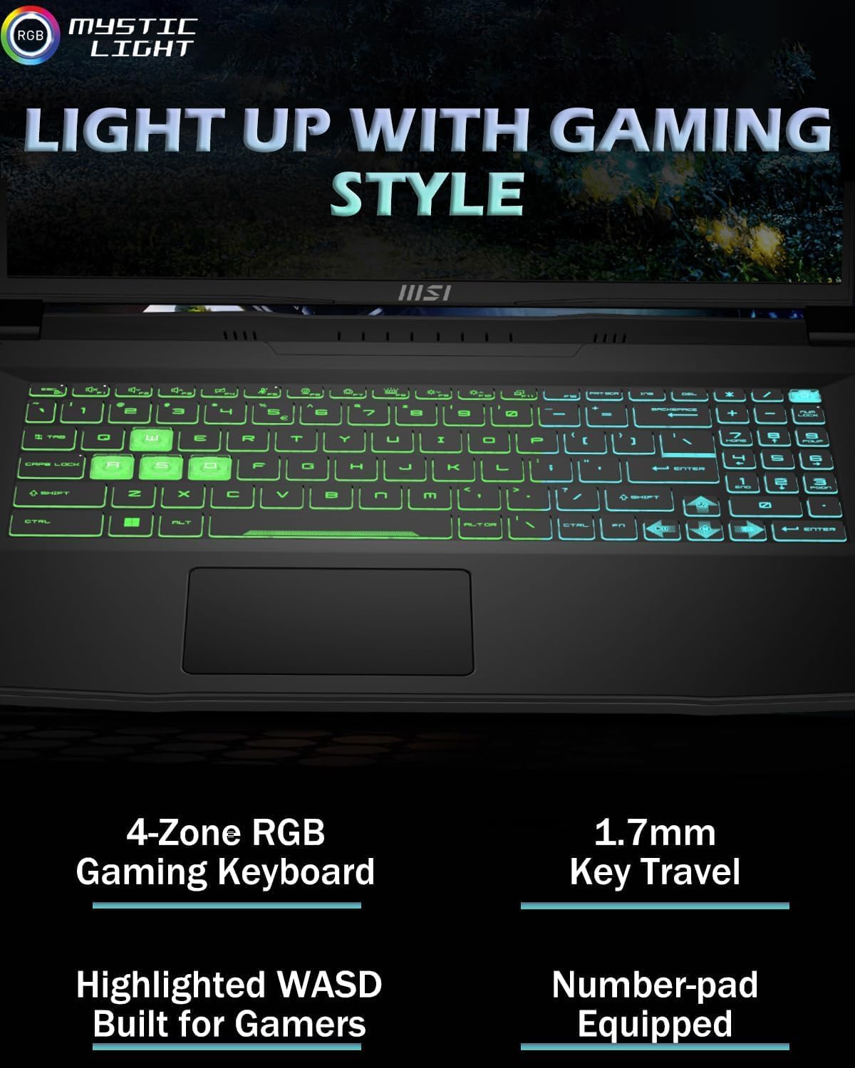 MSI Crosshair Gaming Laptop - Intel 16-Core i7-14650HX, 16' FHD+ (1920×1200) IPS Display, NVIDIA GeForce RTX 4070, with Windows 11 Pro, Office Lifetime, Wi-Fi 6, Accessories (64GB DDR5 RAM+ 1TB SSD)
