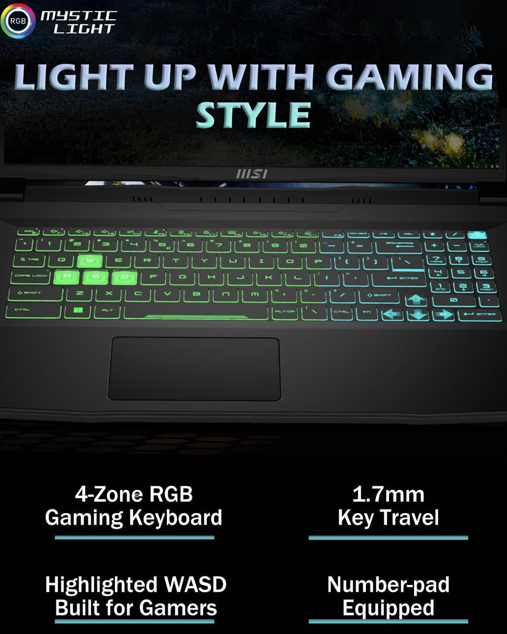 MSI Crosshair Gaming Laptop - Intel 16-Core i7-14650HX, 16' FHD+ (1920×1200) IPS Display, NVIDIA GeForce RTX 4070, with Windows 11 Pro, Office Lifetime, Wi-Fi 6, Accessories (64GB DDR5 RAM+ 2TB SSD)