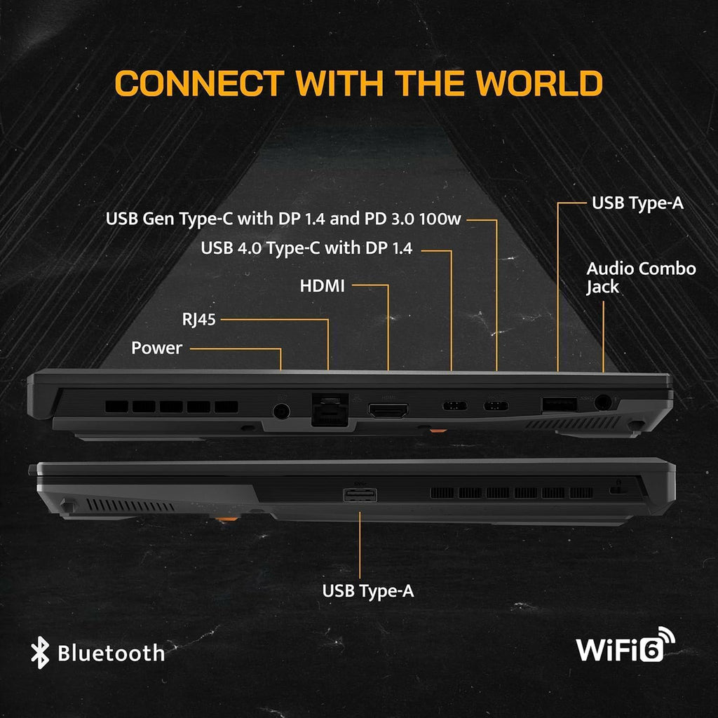 ASUS TUF A16 Gaming Laptop, 16' WUXGA 144Hz 16:10 Display, AMD R7-7445HS(>Intel i7-13700), NVIDIA RTX 4050, 32GB DDR5 RAM, 2 TB PCIE SSD, Backlit KB, AI Noise-Cancellation, W/128GB PSD, Win 11 H