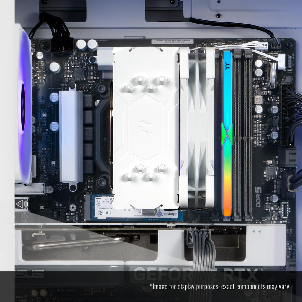 Thermaltake LCGS Quartz 7660 Gaming Desktop (AMD Ryzen™ 5 7600X, 16GB 6000MT/s DDR5 RGB Memory, NVIDIA GeForce® RTX 5060, 1TB NVMe M.2, WiFi, Windows 11) S2QT-B65K-560-LCS
