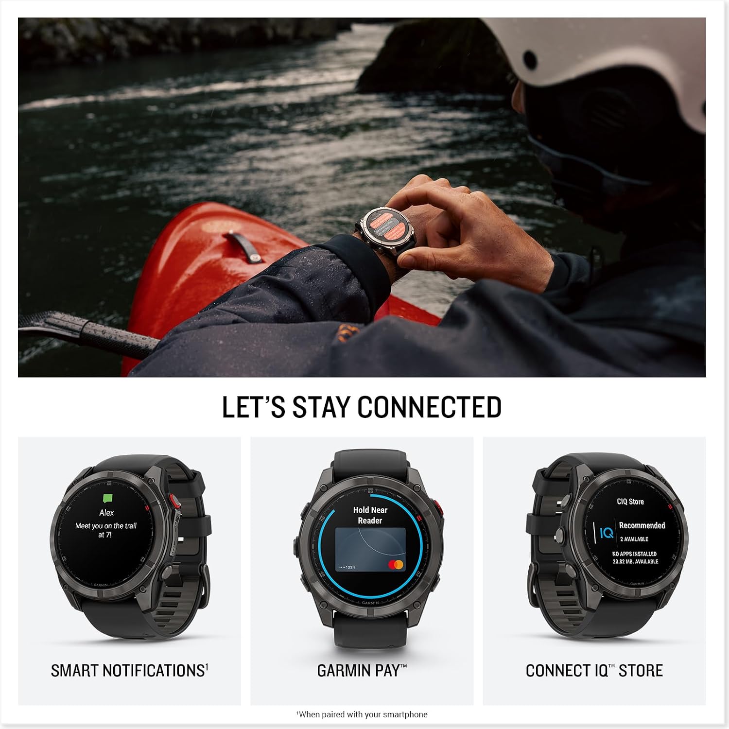 PlayBetter Garmin Fenix 8 Pro AMOLED Sapphire (51mm, Carbon Gray DLC Titanium) Multisport GPS Smartwatch Bundle - 1.4' Touchscreen, inReach Technology Wireless Running Earbuds