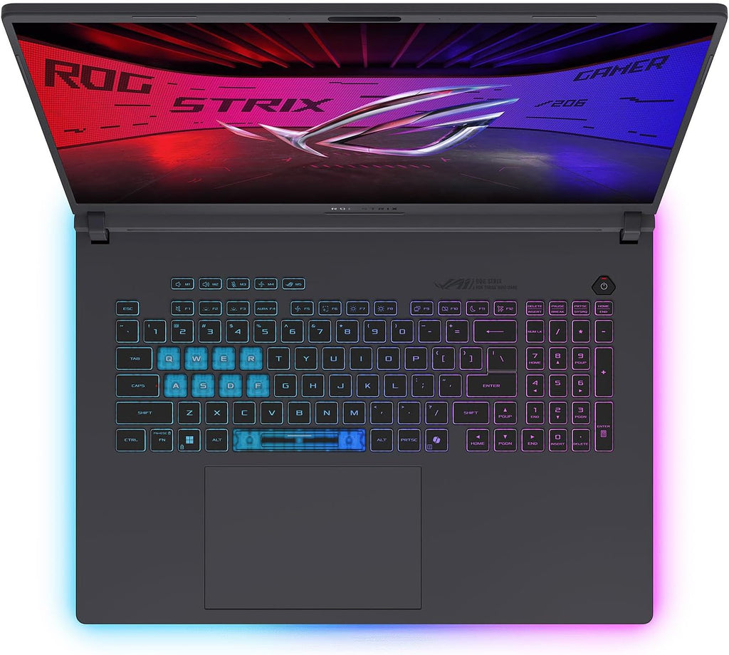 ASUS ROG Strix G18 Gaming Laptop 2025, GeForce RTX 5080 16GB DDR7, Intel Ultra 9 275HX, 18' 2.5K 240Hz Nebula Display, 64 GB DDR5, 8 TB SSD, Wi-Fi 7, RGB Backlit KB, Windows 11 Pro, w/Lifetime Office
