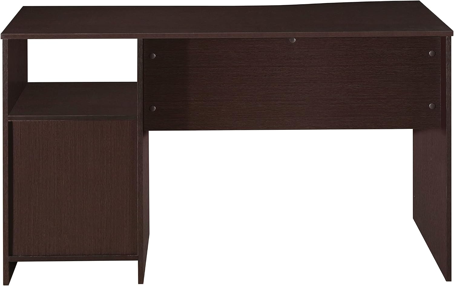 Techni Mobili 51' Classic Computer Desk with Drawers, 3-Drawer Home Office Desk with Storage (Brown)