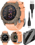 Garmin Descent G2 Watch-Style Dive Computer Smartwatch, Diving Paloma with Shell Pink Band, AMOLED Display, Diving PowerBank Bundle