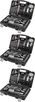 AmazonBasics 131-Piece General Household Hand Tool Set (Pack of 3)