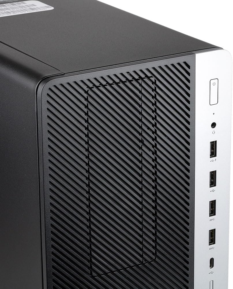 HP ProDesk 600 G3 MT Desktop PC Computer, Intel Pentium G4400 3.3GHz, 8GB DDR4 RAM, 256GB SSD, WiFi, BT, ProDesk Computer Tower Windows 11 Pro (Renewed)