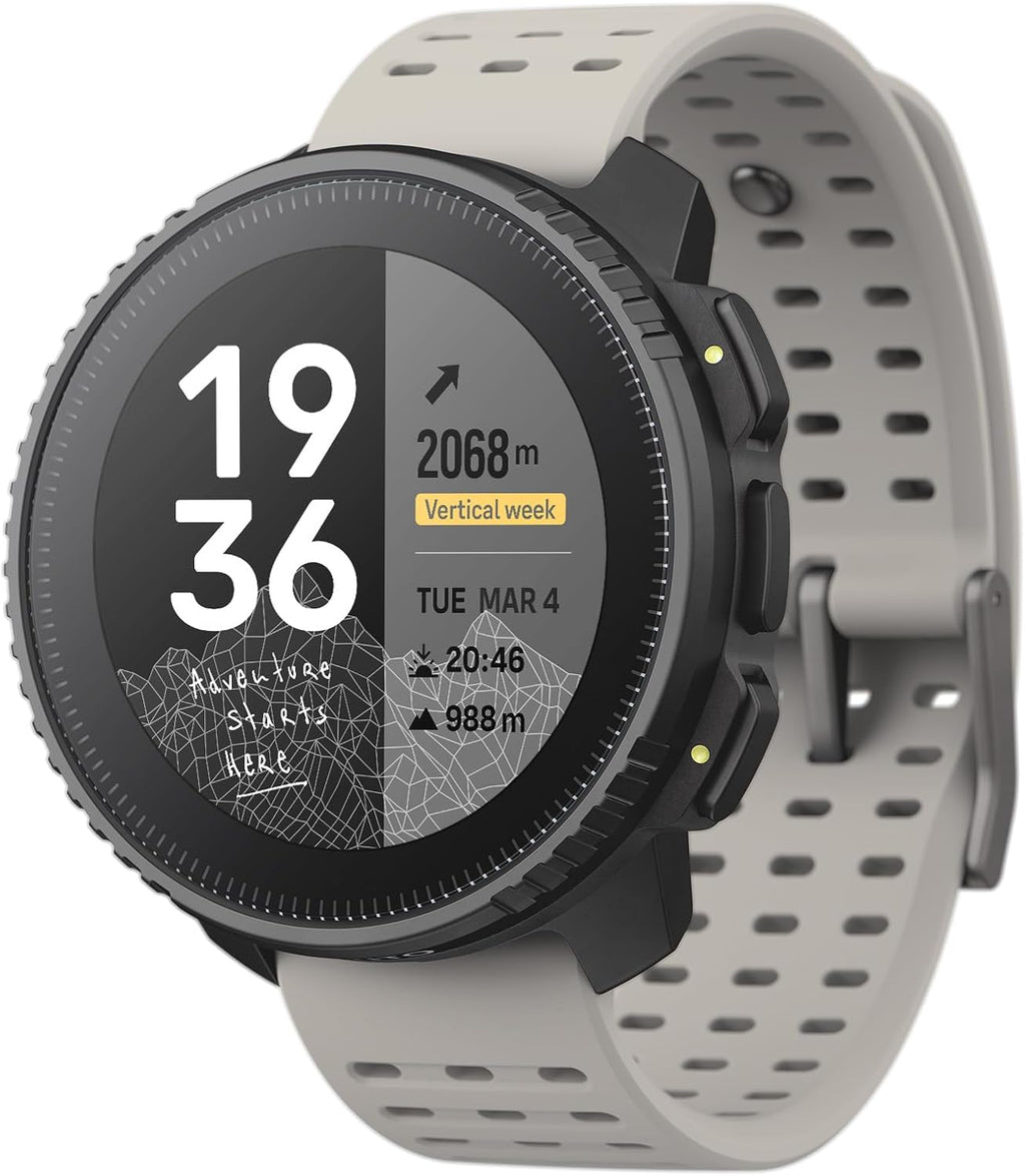 SUUNTO Vertical GPS Adventure Watch, Activity Tracker w/Dual-Band GNSS & Offline Maps, Supports 95+ Sports, Training Metrics & Recovery Insights, Solar Charging Opt. for 1yr Daily Use