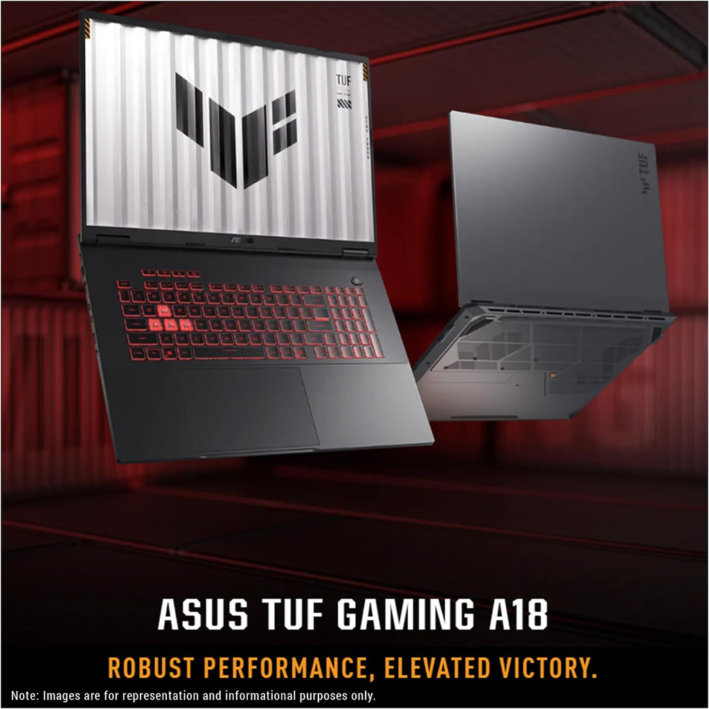 ASUS TUF A18 Gaming Laptop, AMD Ryzen 7-260, 32 GB DDR5 RAM, 2 TB PCle SSD, 18' 2.5K (2560x1600) 240Hz Display, Nvidia G-Force RTX 5070, RGB Backlit Chiclet Keyboard, W11 Pro, Jaeger Gray
