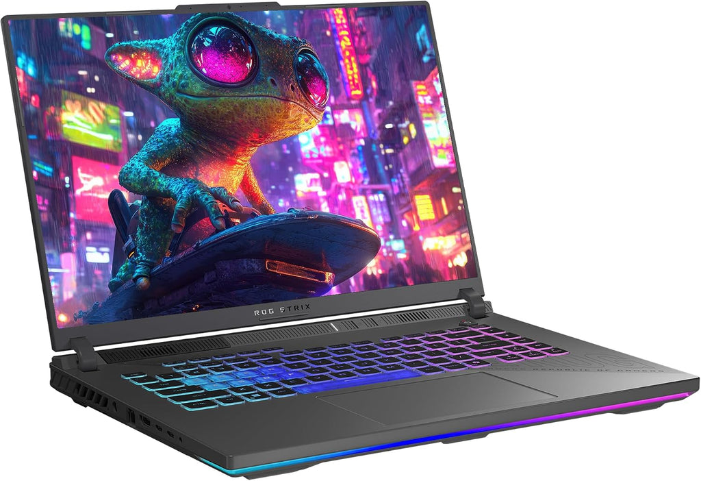 ASUS ROG Strix G16 Gaming Laptop, AMD Ryzen 9-8940HX, 64 GB DDR5 RAM, 4 TB PCIe SSD, 16' WUXGA (1920x1200) 165Hz Display, Nvidia G-Force RTX 5070Ti, 4-Zone RGB Backlit Keyboard, W11 Home, Eclipse Grey
