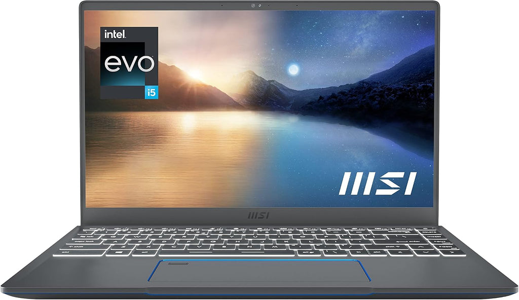 MSI Prestige 14 Evo Professional Laptop: 14' FHD Ultra-Thin Bezel Display, Intel Core i5-1135G7, Intel Iris Xe, 16GB RAM, 512GB NVMe SSD, Thunderbolt 4, Win10 Home, Intel Evo, Carbon Gray (A11M-628)